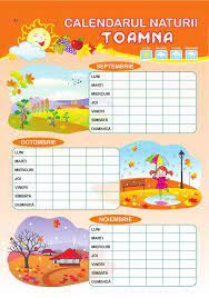 Calendarul de vara, Calendarul de toamna; planse (Epigraf)