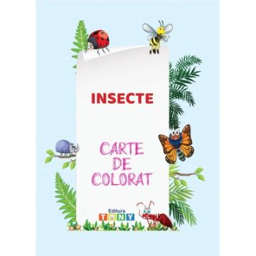 Carte de colorat - Insecte (Ars Libri)
