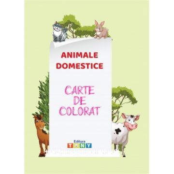 Carte de colorat - Animale domestice (Ars Libri)