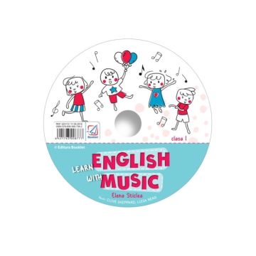 CD audio Learn English with music – clasa I (Booklet)