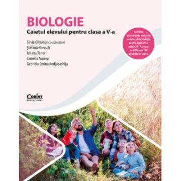 Biologie. Caietul elevului pentru clasa a V-a - editia 2022 (Corint)