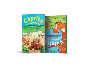 Caprita se joaca la ferma/ Vulpita se joaca in padure (Booklet)