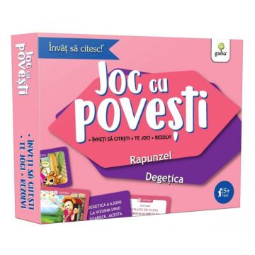 Carduri pentru invatarea citirii. Rapunzel • Degetica (Gama)