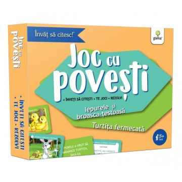 Carduri pentru invatarea citirii. Iepurele si broasca-testoasa • Turtita fermecata (Gama)