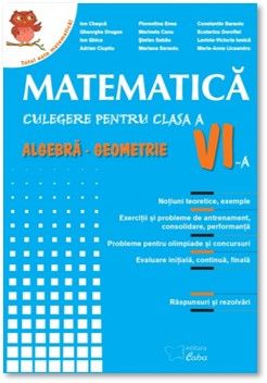 Matematica - culegere pentru clasa a VIa-a (pe spira metalica) (Caba)