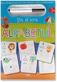 STIU SA SCRIU. ALFABETUL. Scrie, sterge si scrie din nou, folosind carioca reutilizabila! (Litera)