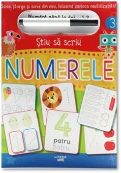 STIU SA SCRIU. NUMERELE. Scrie, sterge si scrie din nou, folosind carioca reutilizabila! (Litera)