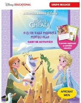 REGATUL DE GHEATA. O zi de vara perfecta pentru Olaf. Caiet de activitati (grupa mijlocie) (Litera)