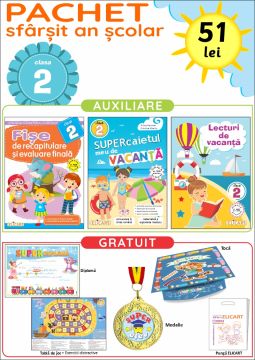 Pachet sfarsit an scolar - clasa a II-a 2024 (Elicart)