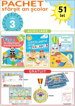 Pachet sfarsit an scolar - clasa a III-a 2024 (Elicart)