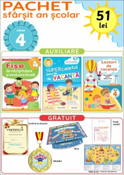 Pachet sfarsit an scolar - clasa a IV-a 2024 (Elicart)