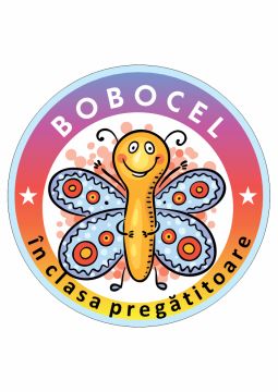 Insigna rotunda Bobocel - fluturas (Elicart)