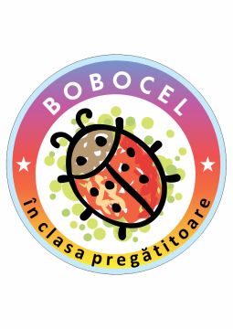 Insigna rotunda Bobocel - buburuza (Elicart)