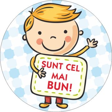Insigna rotunda sunt cel mai bun! (Elicart)
