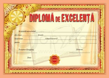 Diploma de Excelenta 1 2025 (Joy)