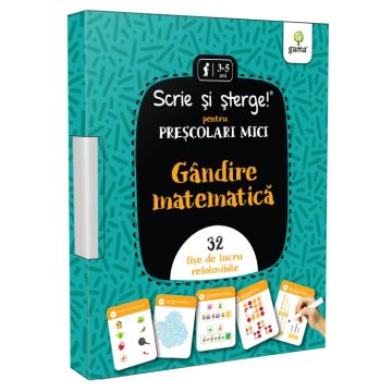 Gandire matematica • pentru prescolari mici (Gama)