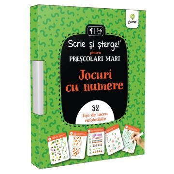 Jocuri cu numere • pentru prescolari mari (Gama)