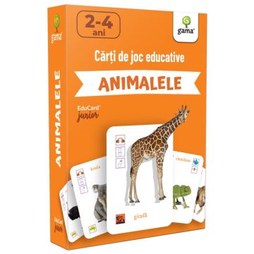 Animalele - Carti de joc educative (Gama)