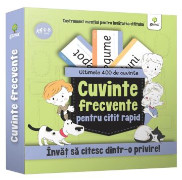 Kit Ultimele 400 de cuvinte frecvente de citit rapid (Gama)