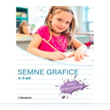 Semne grafice – caiet de lucru pentru grupa mijlocie (Booklet)
