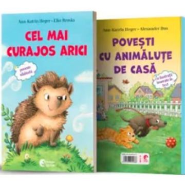 Cel mai curajos arici + Povesti cu animalute de casa (Booklet)