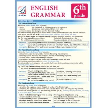 Pliant English Grammar 6th Grade