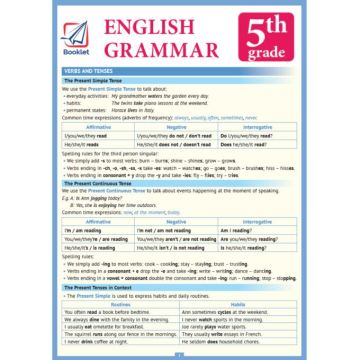Pliant English Grammar 5th Grade