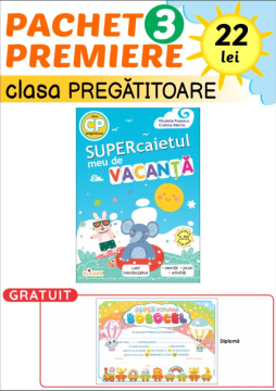 Pachet 3 PREMIERE - clasa pregatitoare 2026 (Elicart)