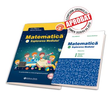 Matematica si explorarea mediului clasa a II-a de Artur Balauca + BROSURA SOLUTII, INDICATII, RASPUNSURI(Taida)