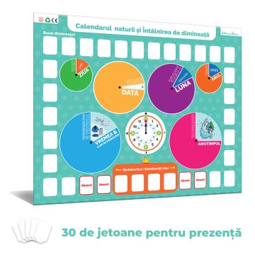 Calendarul naturii si Intalnirea de dimineata pentru prescolari si scolari mici (Diana)