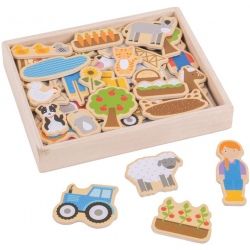 BigJigs Set magnetic - Ferma
