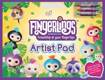 Fingerlings Artist Pad, Carte de colorat si activitati (3098/FIAR)