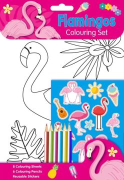 Flamingo Colouring Set, Set de colorat (3109/FGCS)