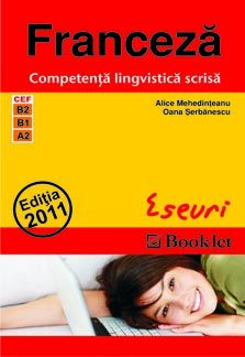 Franceza - competenta lingvistica scrisa - eseuri
