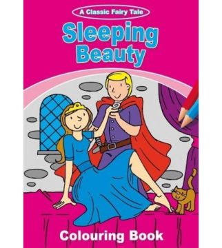 Fairy Tale Colouring Books, Sleeping Beauty, Frumoasa adormita - Carte de colorat (1678/FTCB1-1)