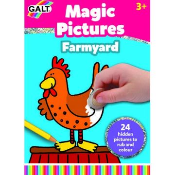 Galt Magic Pictures - Razuim si coloram - Ferma 