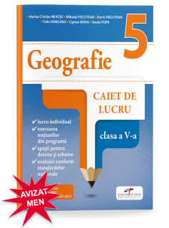 Geografie. Caiet de lucru. Clasa a V-a (CD Press)