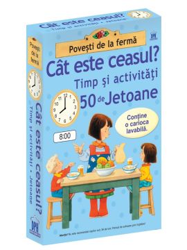 CAT ESTE CEASUL - TIMP SI ACTIVITATI - 50 DE JETOANE (Didactica publishing house)