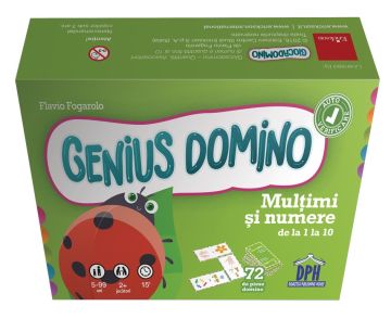 Genius domino - Multimi si numere de la 1 la 10 (DPH)