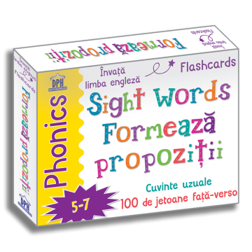 SIGHT WORDS - FORMEAZA PROPOZITII - JETOANE LIMBA ENGLEZA (DPH)