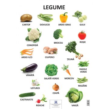 Plansa Legume (Didactica Publishing House)