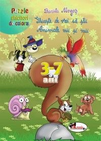 Ghiceste de vrei sa stii/Animale mii si mii(puzzle;planse de colorat;cadou creioane colorate) (Aramis)