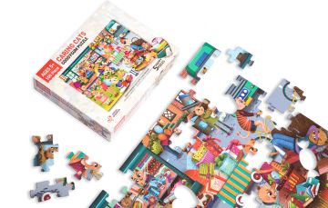 Chalk and Chuckles Puzzle cu surprize - Goodygum (100 piese)