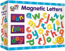 Galt Set litere magnetice (80 piese)