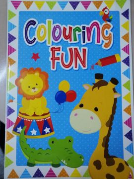 Colouring Fun Books, carte de colorat (Albastru) (1459/CFCB1-1)