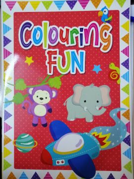 Colouring Fun Books, carte de colorat (Rosu) (1459/CFCB1-2)