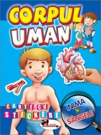 Inima si sangele - carte cu stickere