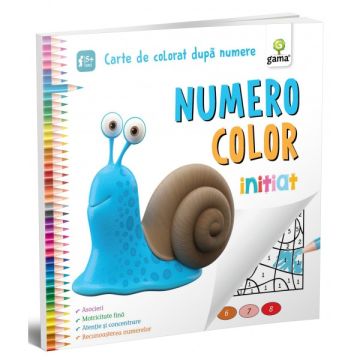 NumeroColor • Initiat-CARTE DE COLORAT DUPA NUMERE (GAMA)
