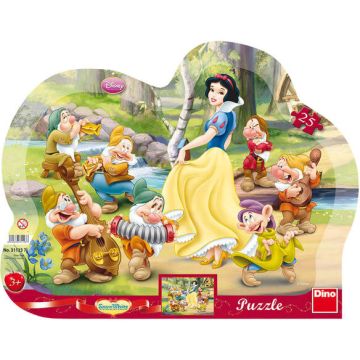 Dino Toys Puzzle - Alba ca Zapada  (25 piese)