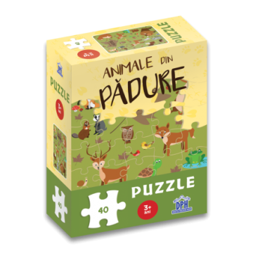 Animale din padure: Puzzle (DPH)